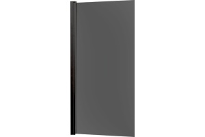 Шторка на ванну Vincea VSB-11800CGB 80 см, профиль чёрный, стекло тонированное - 3