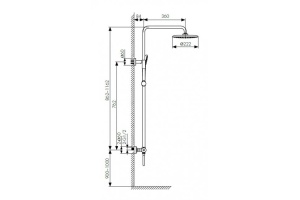 Душевая стойка Kaiser Cezar 05177 - 2