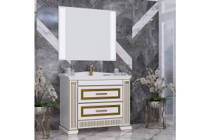 Мебель для ванной Opadiris Оникс 100 золото