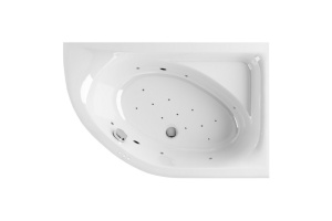 Ванна акриловая Excellent Aquaria Relax 170x110 R с гидромассажем белый - хром