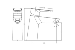 Смеситель Iddis Cloud для раковины CLOSB00I01 - 2