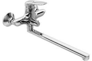 Смеситель для ванны с длинным изливом с керамическим дивертором, Male, IDDIS, MALSBL2i10WA - 3