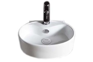 Раковина накладная CeramaLux N 39 см белый (TR4358)