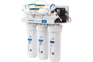 Система обратного осмоса Гейзер Престиж-ПМ с краном №7, баком 12 л