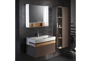 Мебель для ванной Jacob Delafon Terrace 80 ледяной коричневый лак - 2