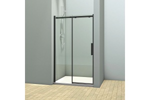Душевая дверь в нишу Veconi Vianno VN-70 150 см, профиль черный - 3