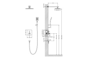 Душевой комплект Timo Torne SX-4319/03SM - 2