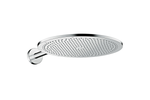 AX Верхний душ, Ø 350мм, 1jet, с держателем 390мм, настенный монтаж, ½’, цвет: хром