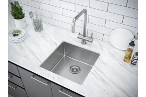 Мойка кухонная Paulmark Gerberg 44 брашированная сталь - 3