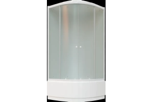 Душевая кабина Parly Classic 90х90 белая стекло матовое