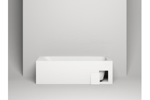 Ванна из искусственного камня Salini Orlando 160x70 102015M S-Sense, матовый - 3