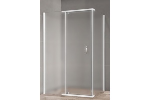 Душевой уголок Royal Bath HPVD 140х80 профиль белый стекло матовое