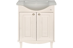 Тумба для комплекта Misty Шармель 65 светло-бежевая эмаль