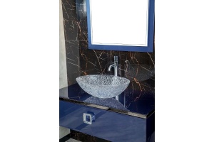 Столешница под раковину Armadi Art Lucido 100 синий - 3