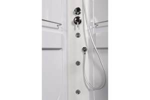 Душевая кабина DETO L 120х80 с гидромассажем, подсветкой (L520RNLED+GM) - 3