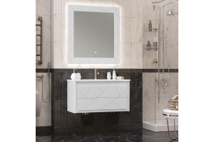 Зеркало Opadiris Луиджи 100 белое матовое - 2