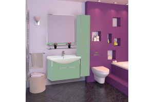 Джулия - 85 Тумба подвесная салатовая - 2