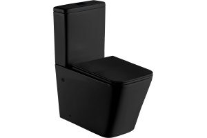 Унитаз-компакт Weltwasser WW SK Gelbach 001 ST MT-BL безободковый с микролифтом черный матовый (10000006089)