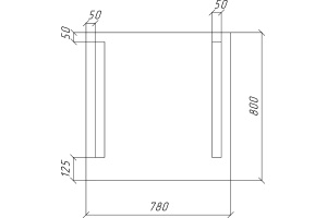 Зеркало Bellezza Ника 80 - 2