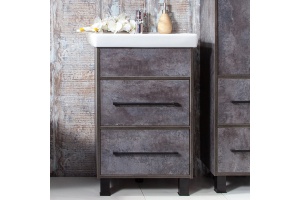 Тумба с раковиной Бриклаер Чили 55 цемент