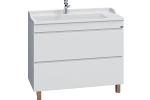Тумба под раковину напольная Санта Марс 100 белый