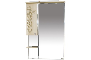 Зеркало Misty Бабочка 75 L бежевый, патина