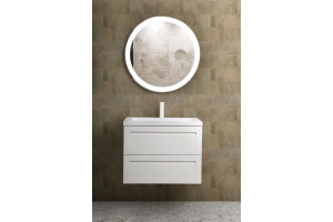 Тумба для комплекта Art&Max Platino 75, подвесная, белый матовый - 3