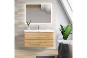 Тумба под раковину BelBagno Albano 80 светлое дерево - 2