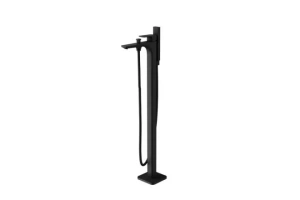 Смеситель для ванны напольный Excellent Keria черный матовый