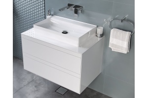 Тумба под раковину Excellent Finli 80 белая глянцевая - 2