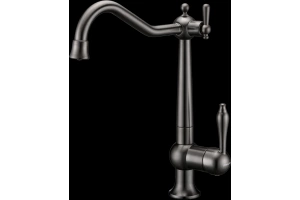 Смеситель для кухни Paulmark Retro темный хром