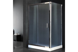 Душевой уголок Royal Bath HP 120х90 с поддоном профиль хром стекло матовое