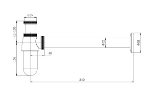 Сифон AQUATEK AQ6011CR - 2