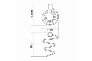 K-1080WHITE Держатель фена - 3