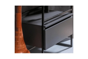 Тумба Armadi Art Loft 80 подвесная черный