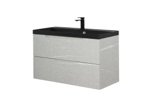 Ком11плект мебечли BelBagno Vittoria 90 серый - 2