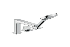 Смеситель на край ванны, на 3 отверстия, с рукояткой-петлей Hansgrohe 74550000