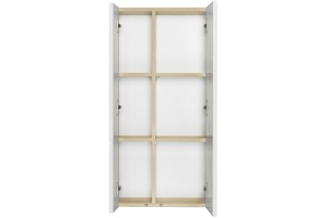 Шкаф подвесной Aquaton Мишель 43 светлое дерево-белый - 3