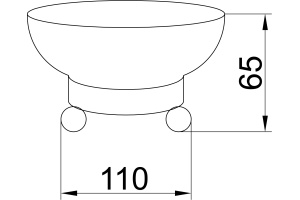 Мыльница Boheme Hermitage Bronze 10330 - 2