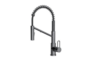 Смеситель для кухни Omoikiri Mikawa вороненая сталь (4994454)