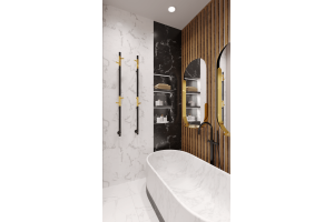 Полотенцесушитель электрический Vincea VTD-1DB1E - 2