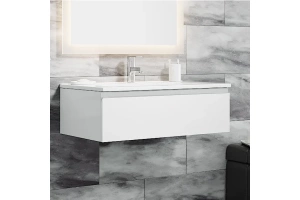 Тумба с раковиной Sanvit Авеню-1 80 белый глянец