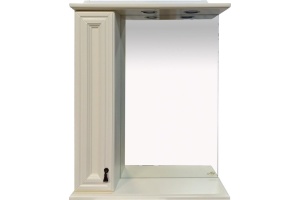 Зеркало Misty Лувр 65 L слоновая кость