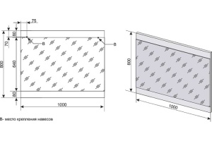 Зеркало в ванную Style Line Даллас 100 см (СС-00000311) - 3