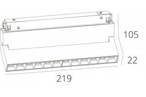 Трековый светодиодный светильник Arte Lamp Linea A4638PL-1WH - 2
