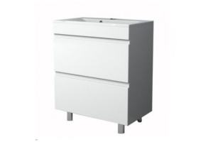 Тумба под раковину напольная Stella Polar Памелла 60 белая