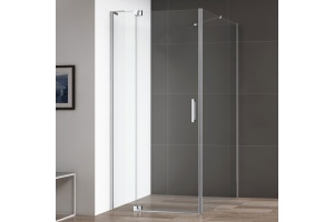 Душевой уголок Cezares Slider 110х90 хром стекло прозрачное