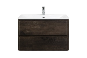 Тумба с раковиной BelBagno Albano 100 темное дерево