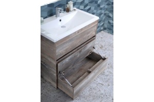 FAMILY База под раковину напольная с тремя выкатными ящиками, Pino Esotica, 900x480x845, FAMILY-900-3C-PIA-PE - 2