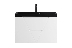 Тумба с раковиной BelBagno Vittoria 90 белый матовый - 2